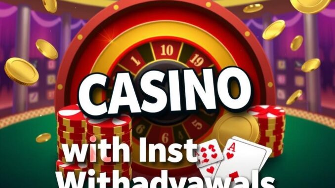 Discover the World of Casinos with Instant Withdrawals